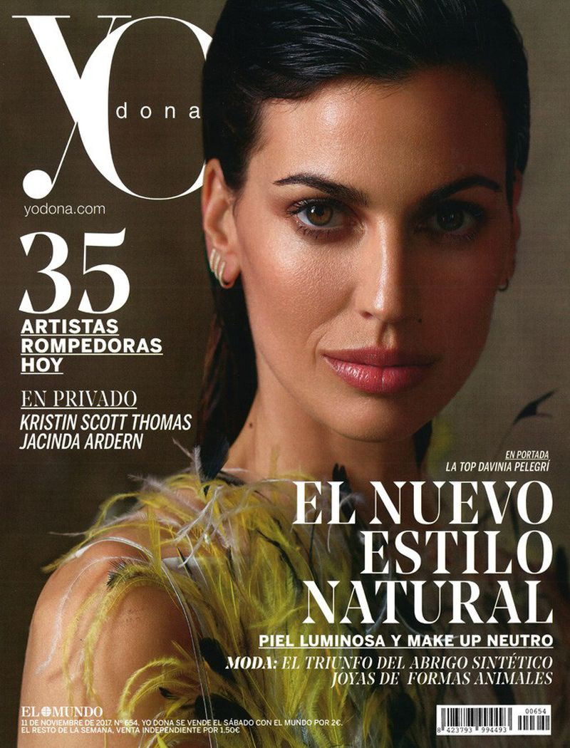 Davinia Pelegri featured on the Yo Dona cover from November 2017