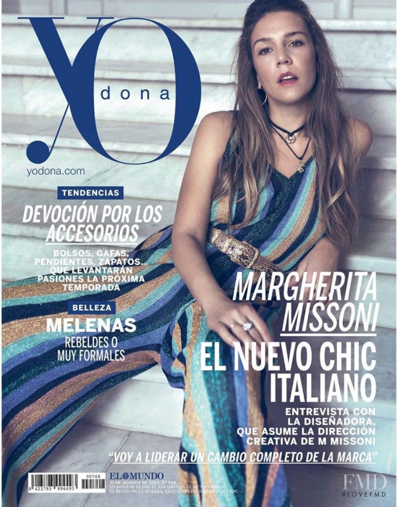 Margherita Missoni featured on the Yo Dona cover from August 2019