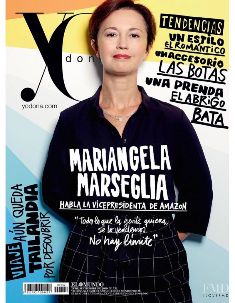 Mariangela Marseglia featured on the Yo Dona cover from September 2019