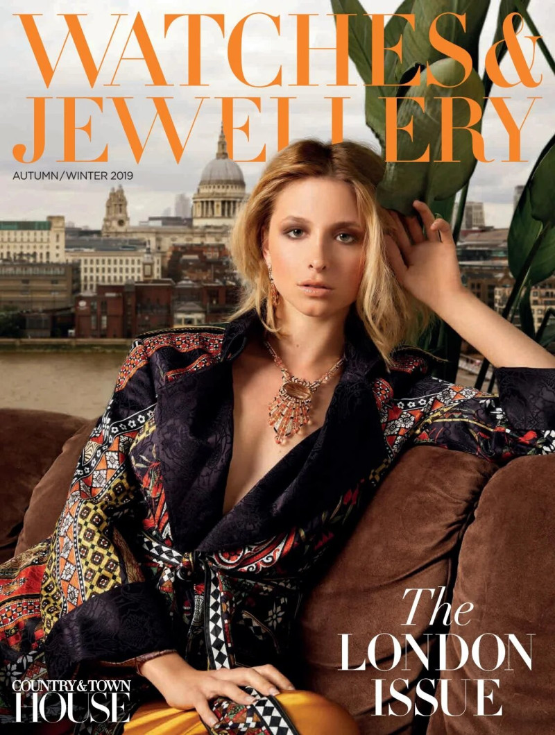 Isabel Getty featured on the Jewellery & Watches cover from September 2019