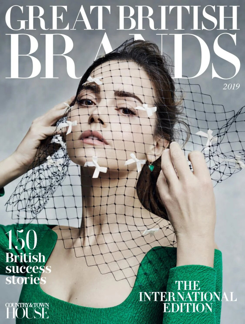 Jenna Coleman featured on the Great British Brands cover from January 2019