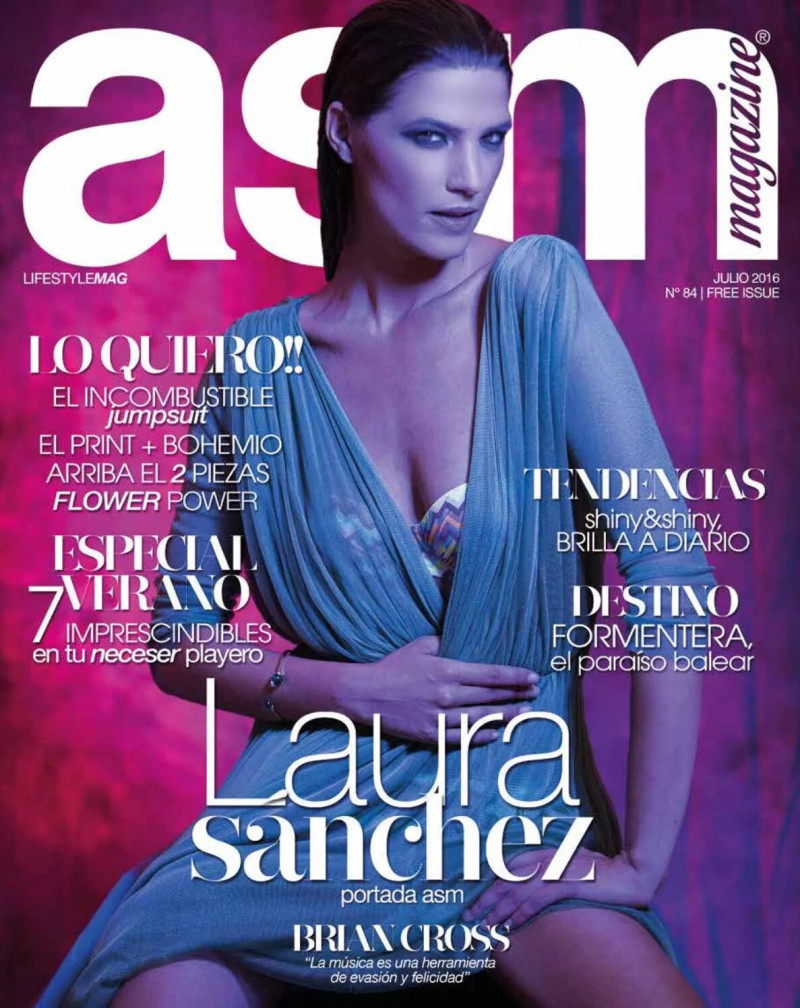 Laura Sanchez featured on the ASM Magazine cover from July 2016