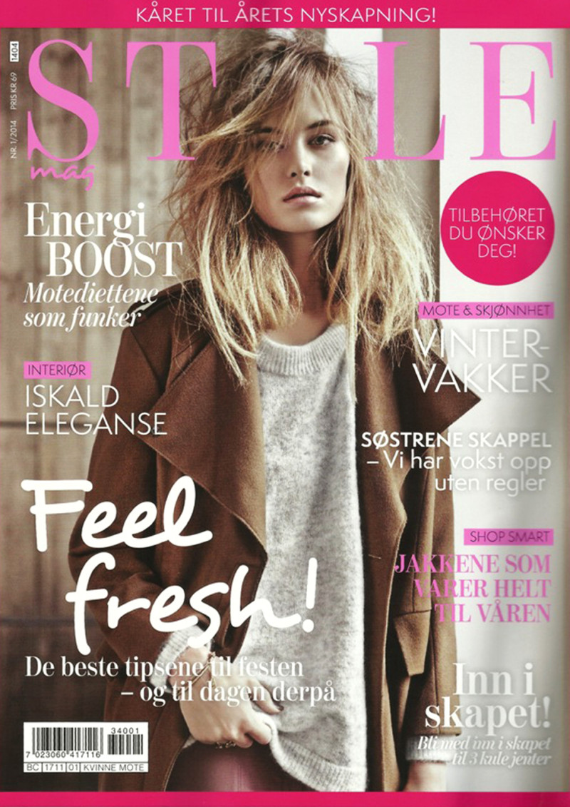 Sian Osborne featured on the Style Norway cover from January 2014