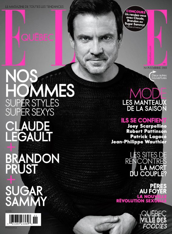 featured on the Elle Quebec cover from November 2013