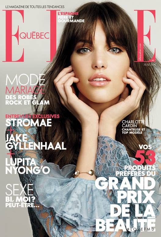 Cover of Elle Quebec with Charlotte Cardin-Goyer, May 2014 (ID:30654 ...