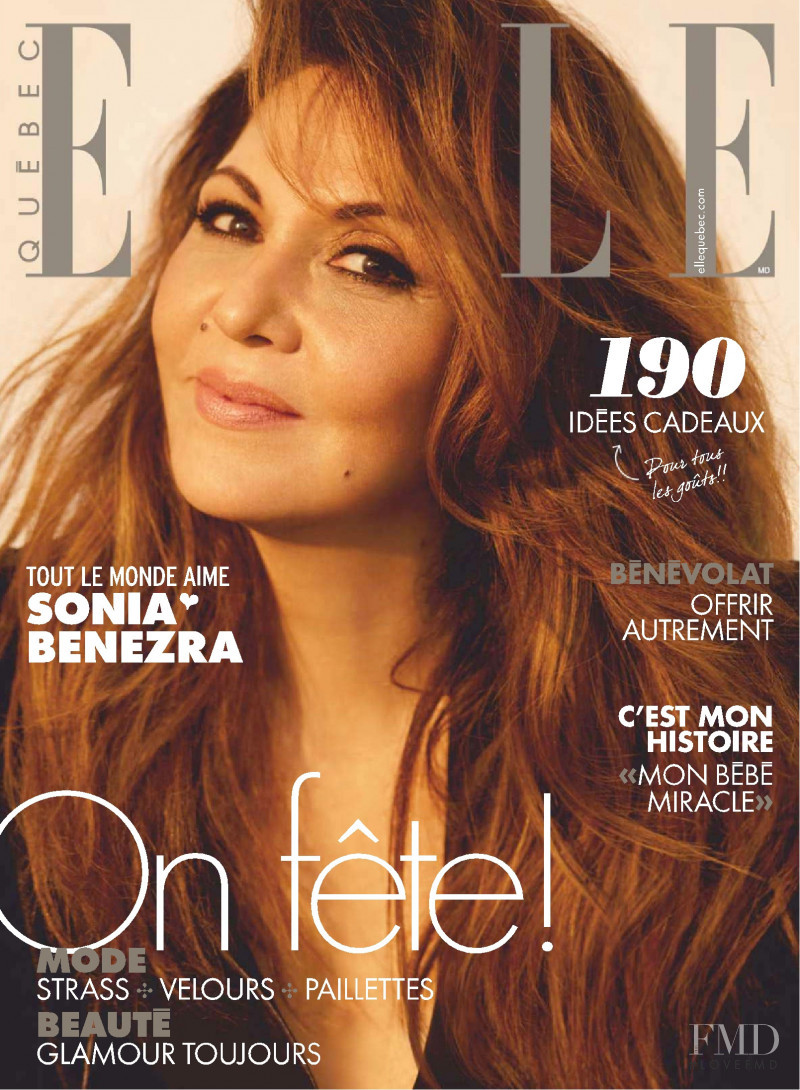  featured on the Elle Quebec cover from December 2018