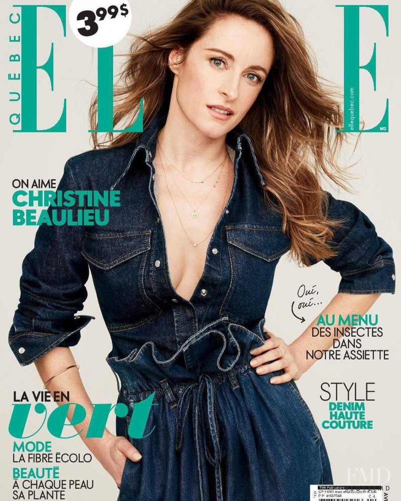  featured on the Elle Quebec cover from March 2018