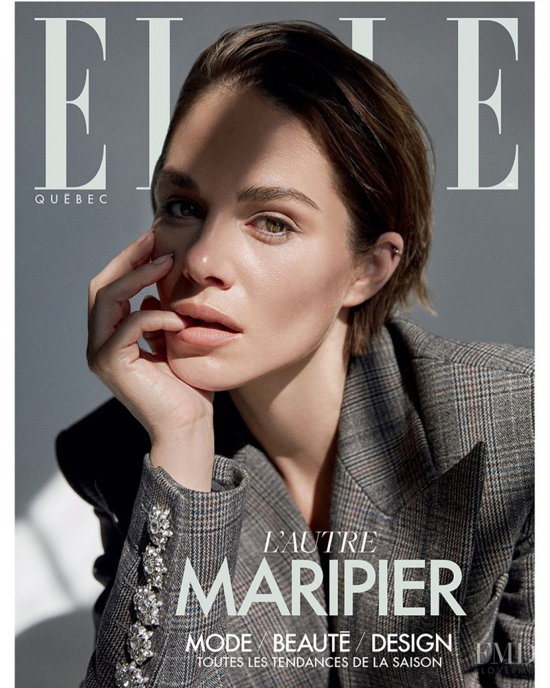 Maripier Morin featured on the Elle Quebec cover from September 2019