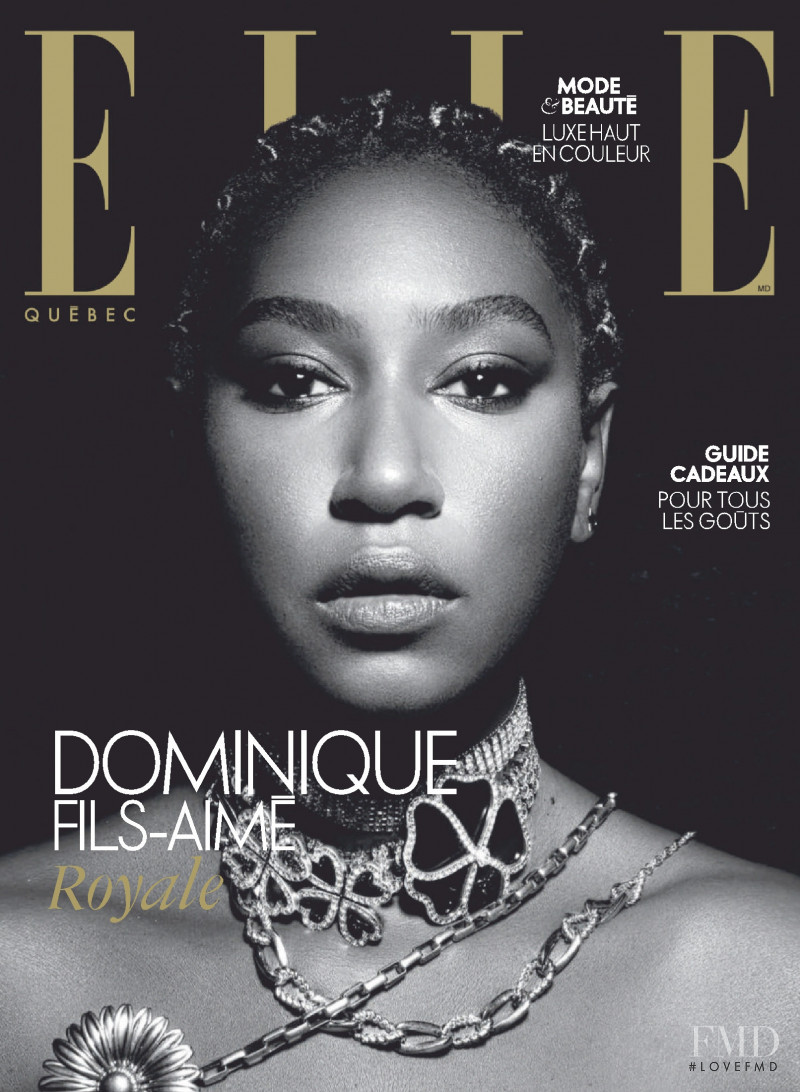  featured on the Elle Quebec cover from December 2021