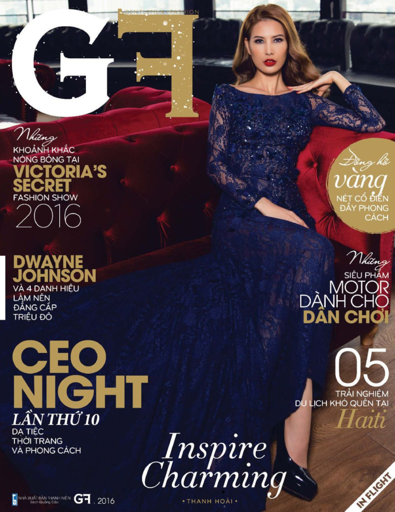 Thanh Hoai featured on the GF - Golf Fashion cover from November 2016