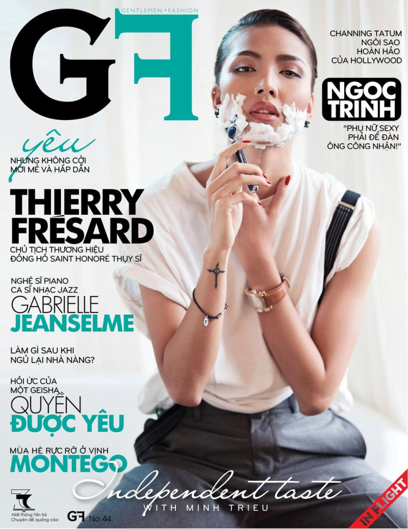 Minh Trieu featured on the GF - Golf Fashion cover from July 2014