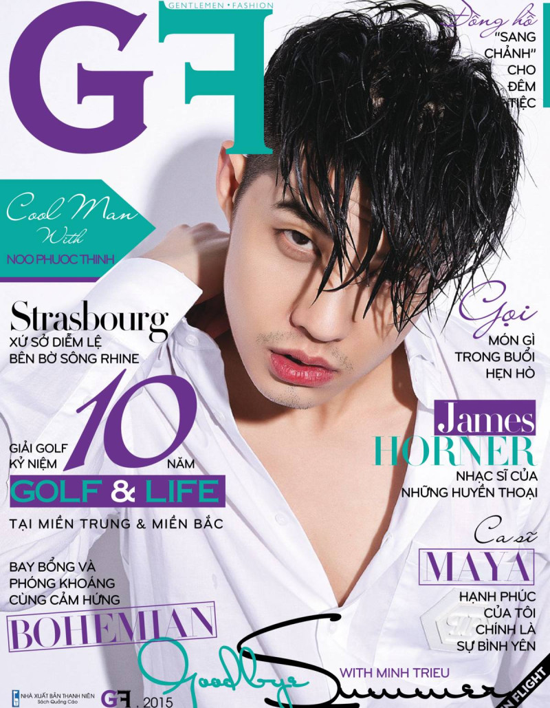 Minh Trieu featured on the GF - Golf Fashion cover from July 2015