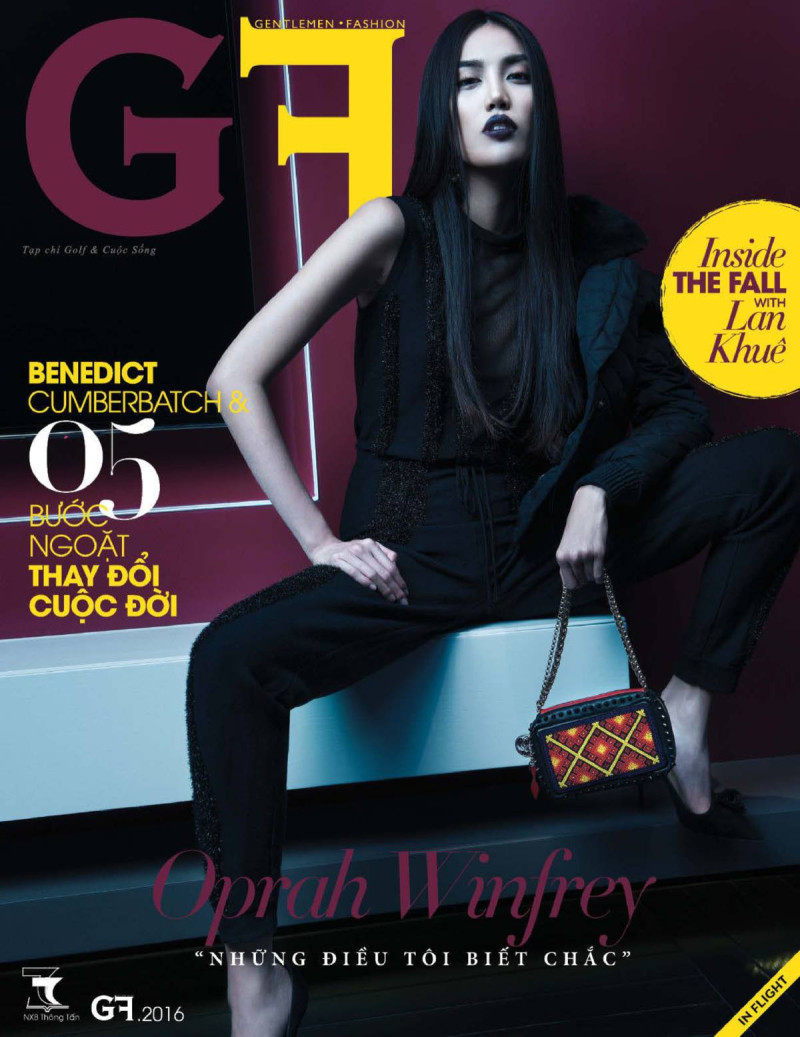 Lan Khue featured on the GF - Golf Fashion cover from August 2016