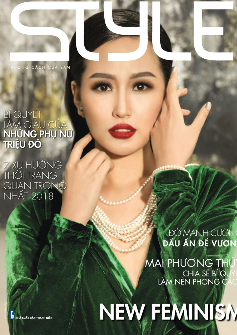 Mai Phuong Thuy featured on the Style Vietnam cover from October 2018