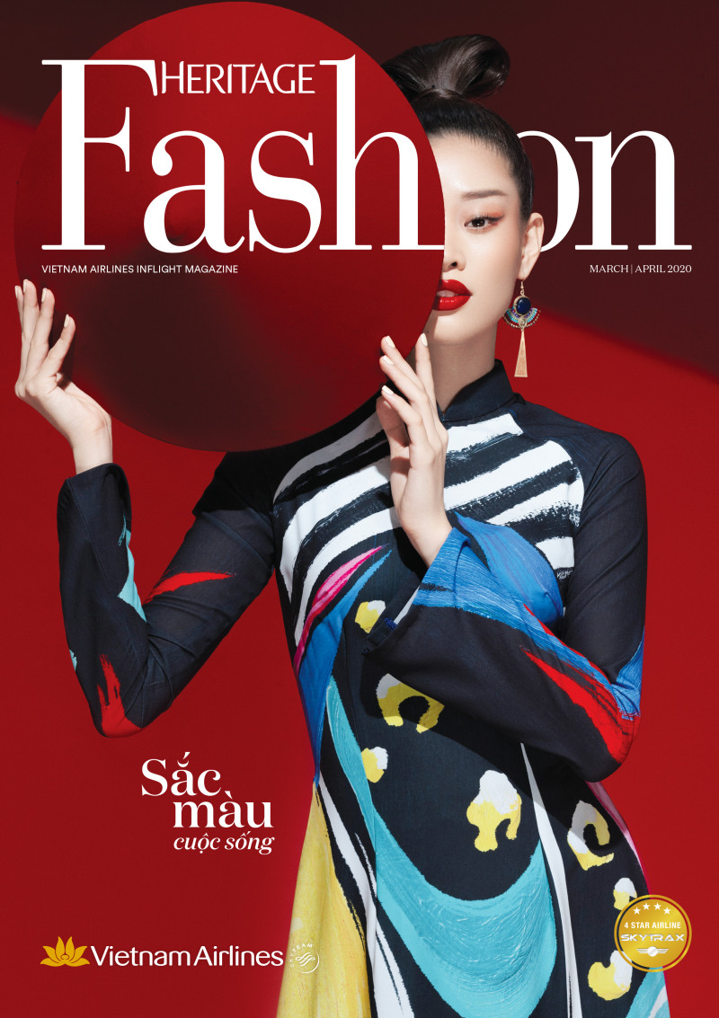 Khanh Van Nguyen featured on the Heritage Fashion cover from March 2020