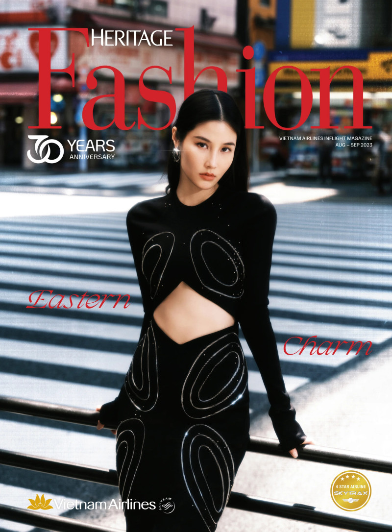 Diem My featured on the Heritage Fashion cover from August 2023