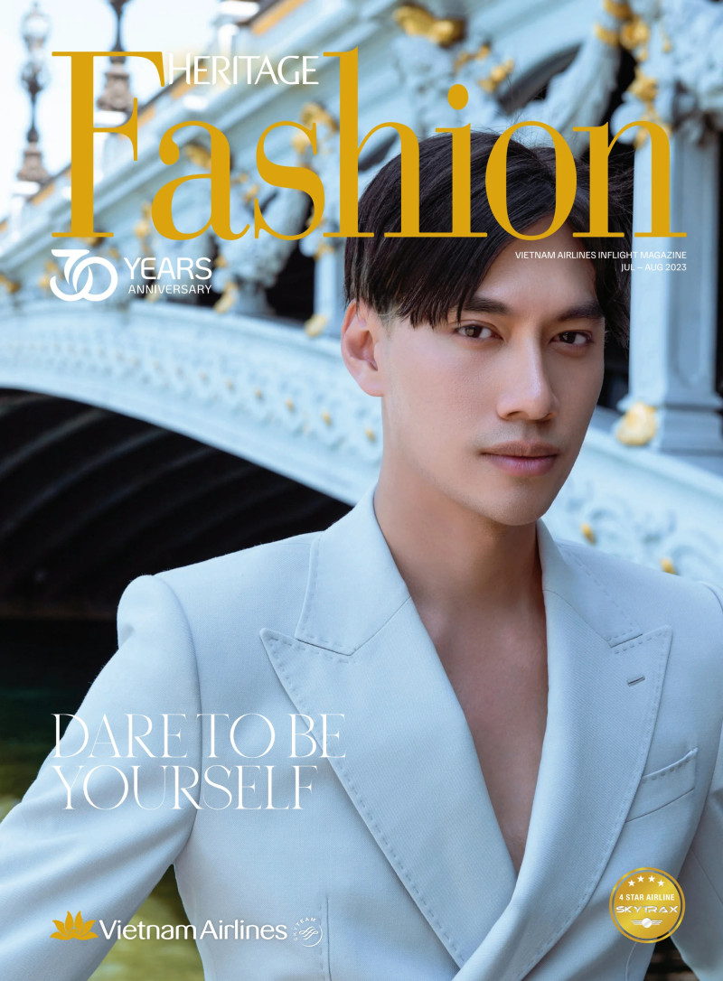Ly Qui Khanh featured on the Heritage Fashion cover from July 2023
