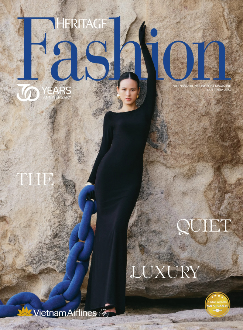 Lan Tuyet featured on the Heritage Fashion cover from October 2023