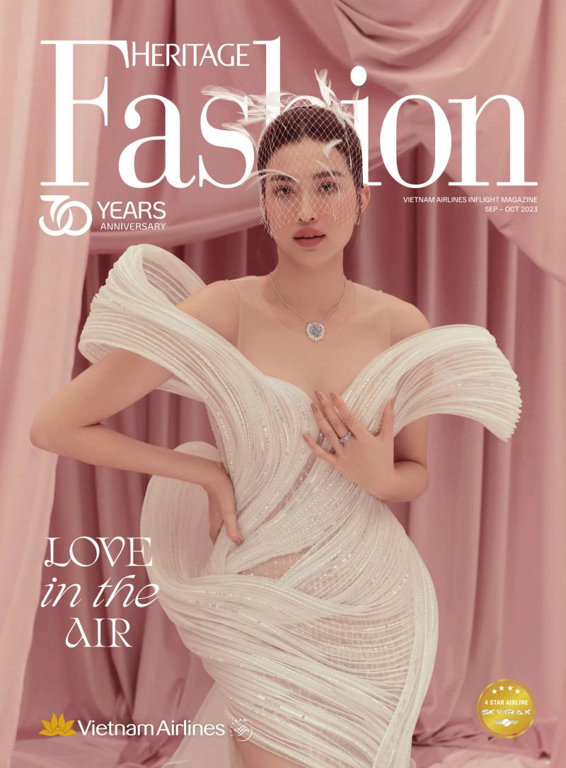 Le Hang featured on the Heritage Fashion cover from September 2023