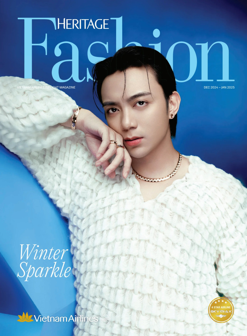 Soobin featured on the Heritage Fashion cover from December 2024