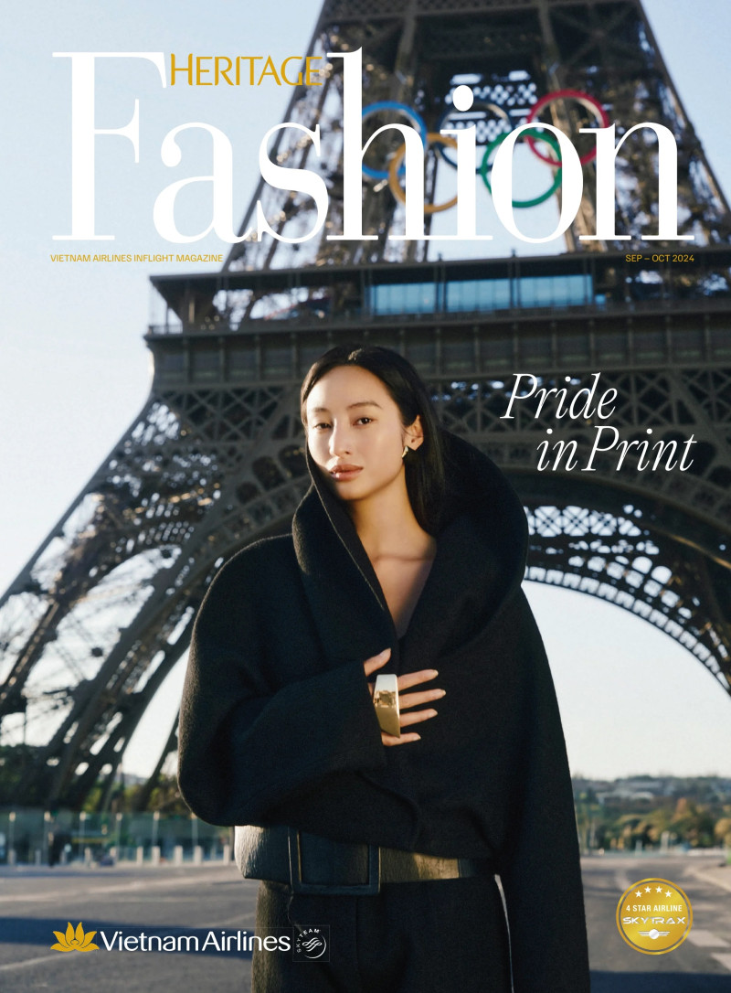 Lana Lang-Khe featured on the Heritage Fashion cover from September 2024