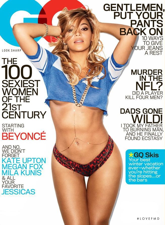 Beyoncé Knowles featured on the GQ USA cover from February 2013