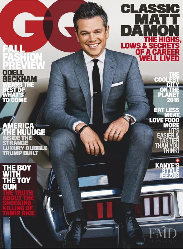  featured on the GQ USA cover from August 2016