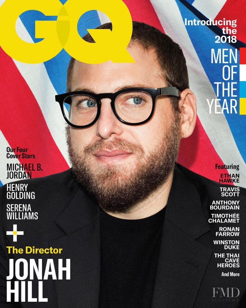 Jonah Hill featured on the GQ USA cover from December 2018