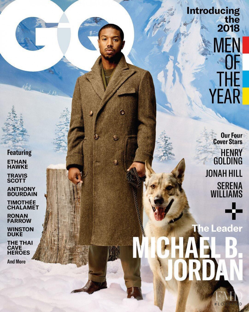 Michael B. Jordan featured on the GQ USA cover from December 2018
