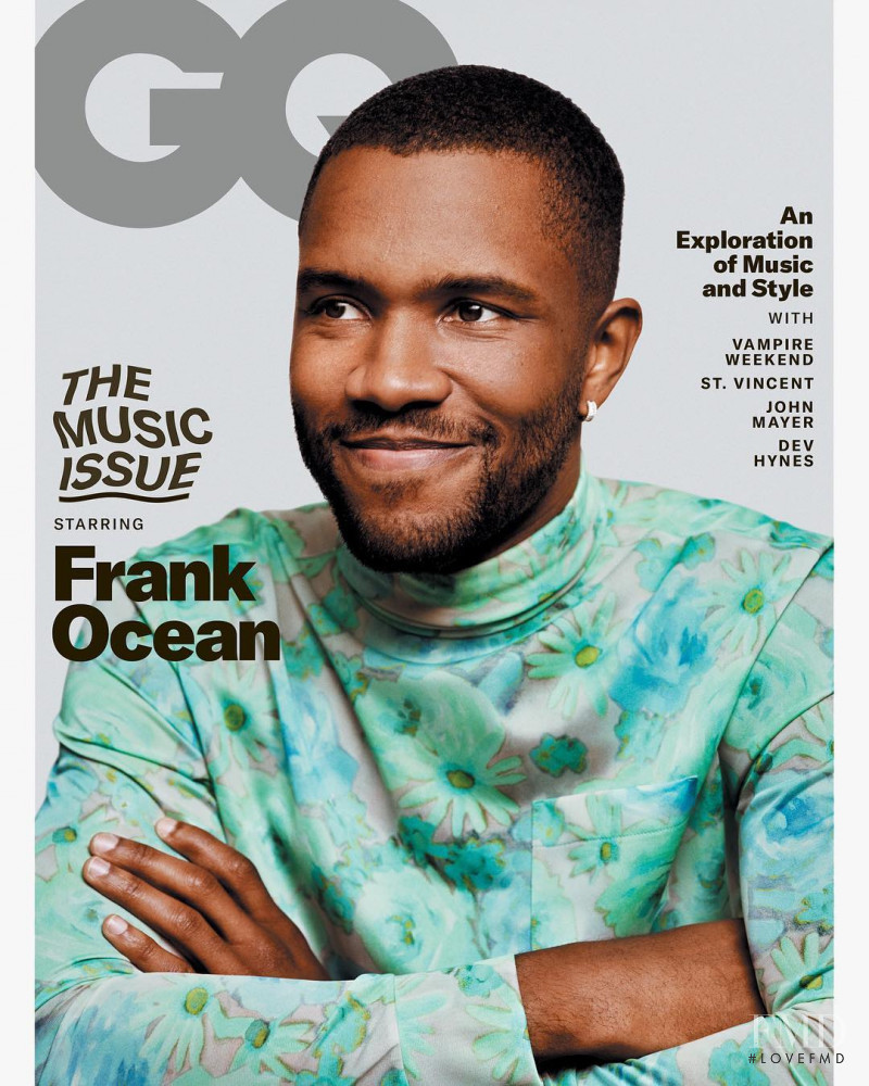 Frank Ocean featured on the GQ USA cover from February 2019