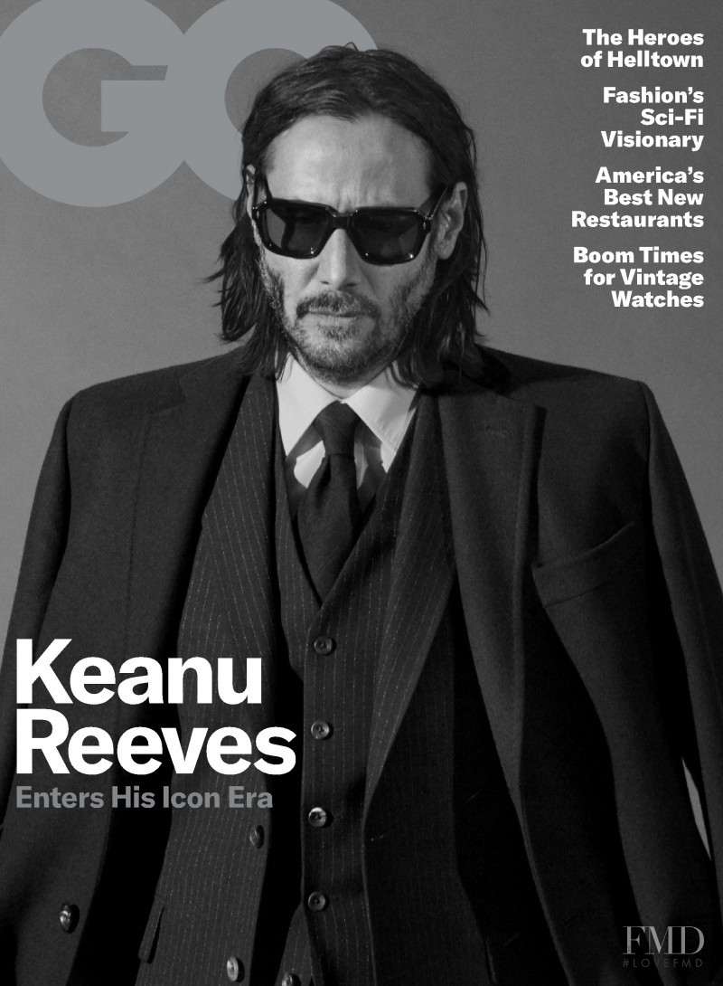 Keanu Reeves featured on the GQ USA cover from May 2019