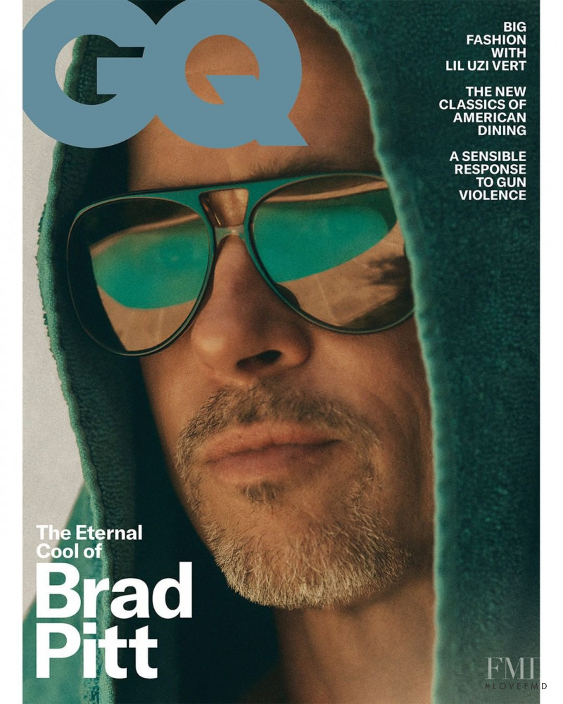 Brad Pitt featured on the GQ USA cover from October 2019