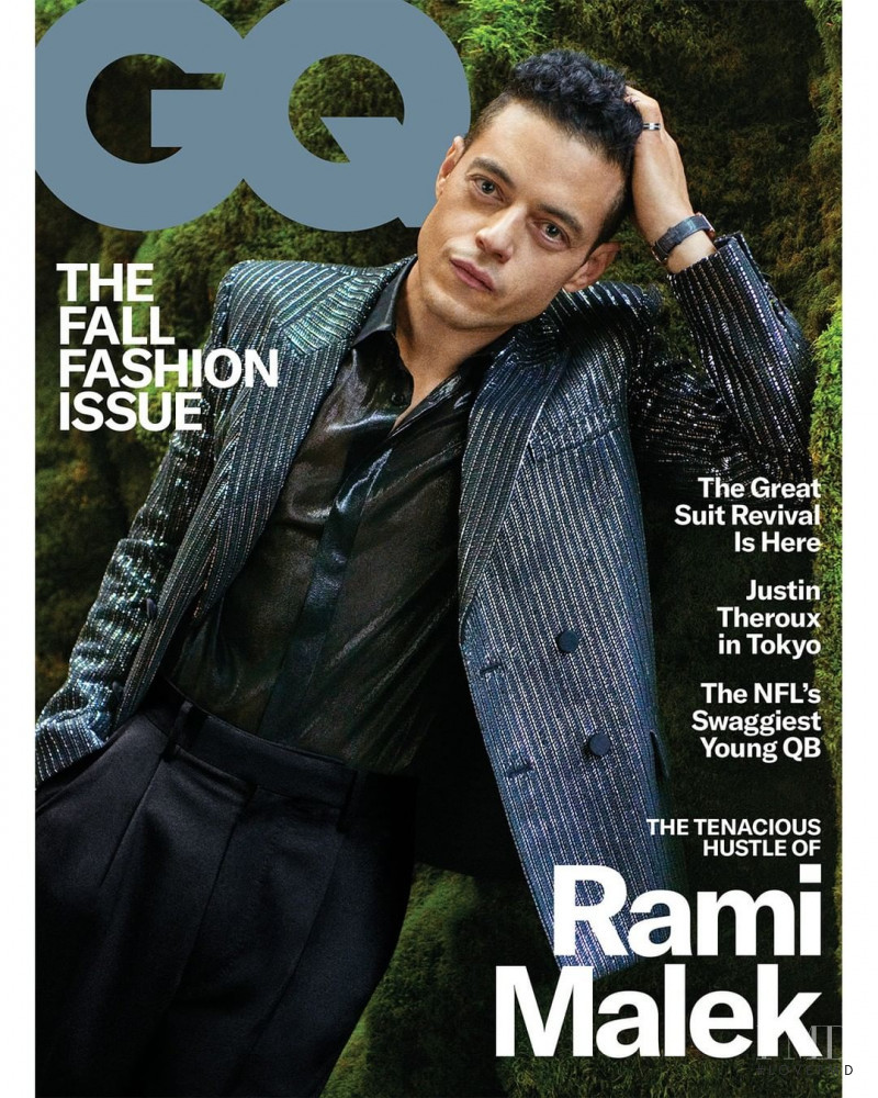 Rami Malek featured on the GQ USA cover from September 2019