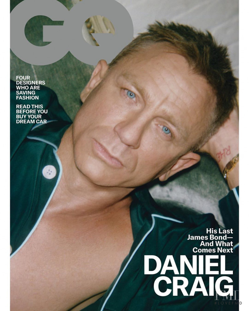 Daniel Craig featured on the GQ USA cover from April 2020