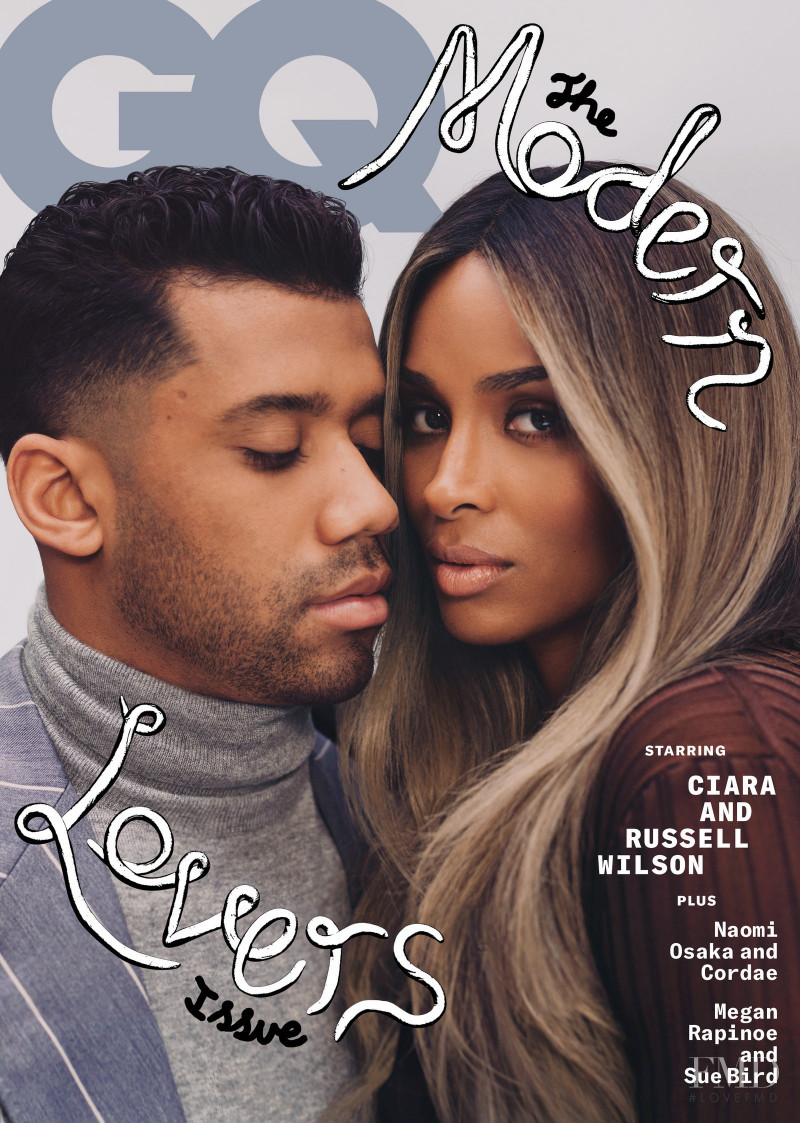 Ciara, Russell Wilson featured on the GQ USA cover from March 2021