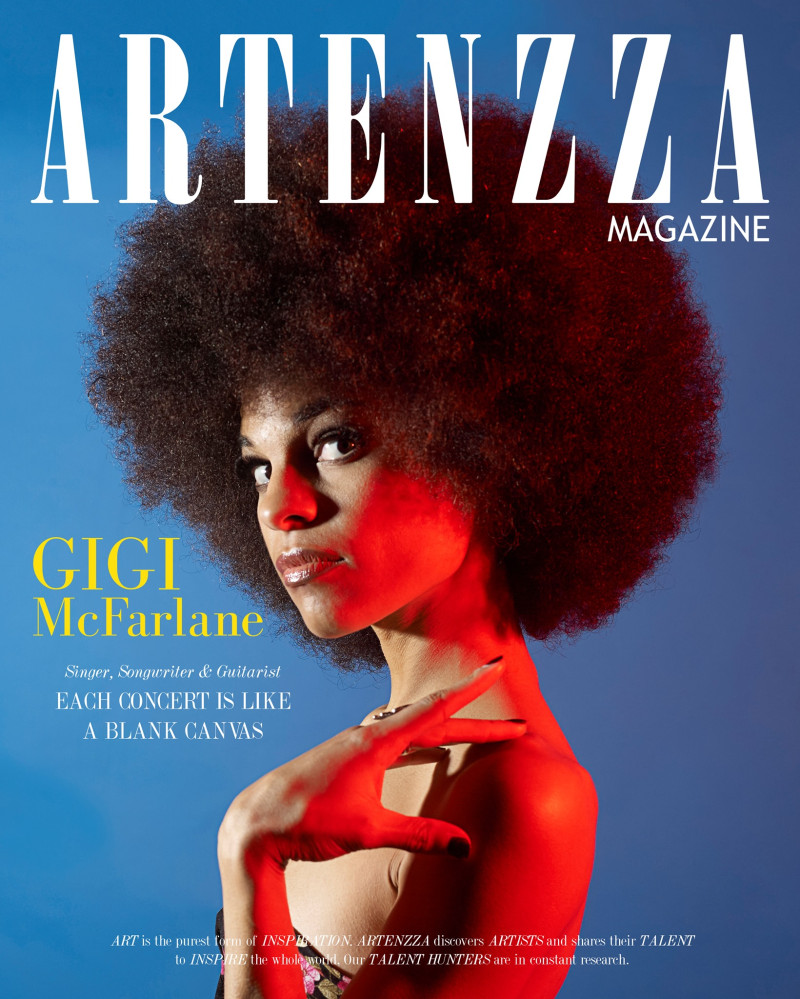 Gigi McFarlane featured on the Artenzza cover from May 2020