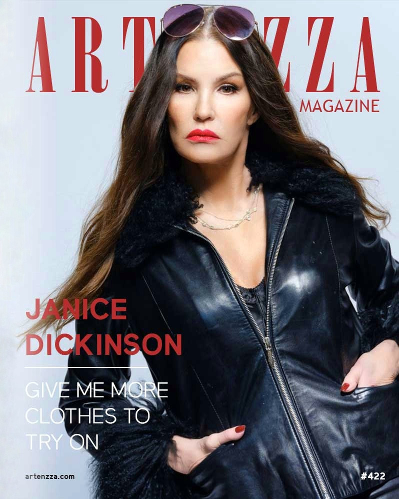 Janice Dickinson featured on the Artenzza cover from June 2023