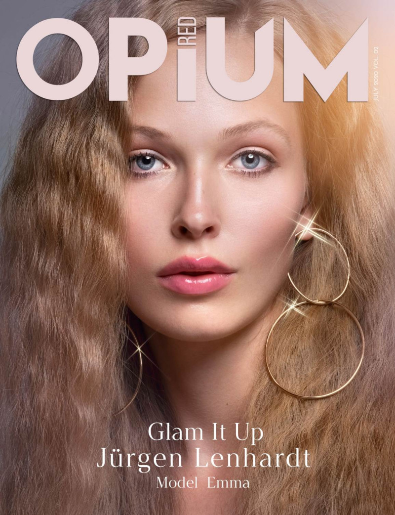 Emma featured on the Opium Red cover from July 2020