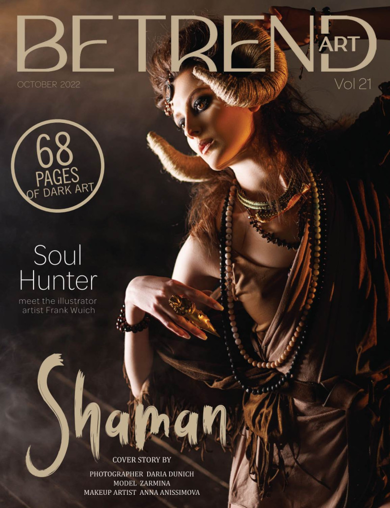 Zarmina featured on the Betrend cover from October 2022