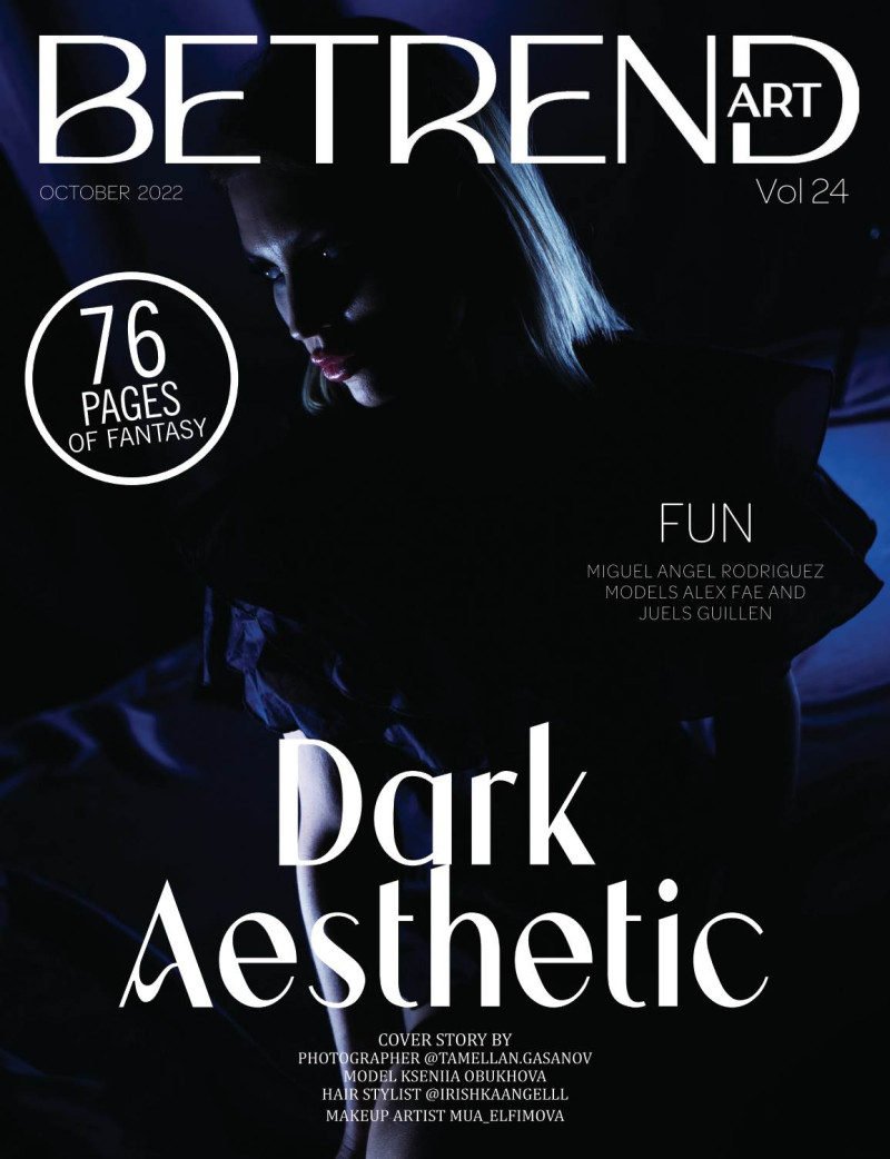 Kseniia Obukhova featured on the Betrend cover from October 2022