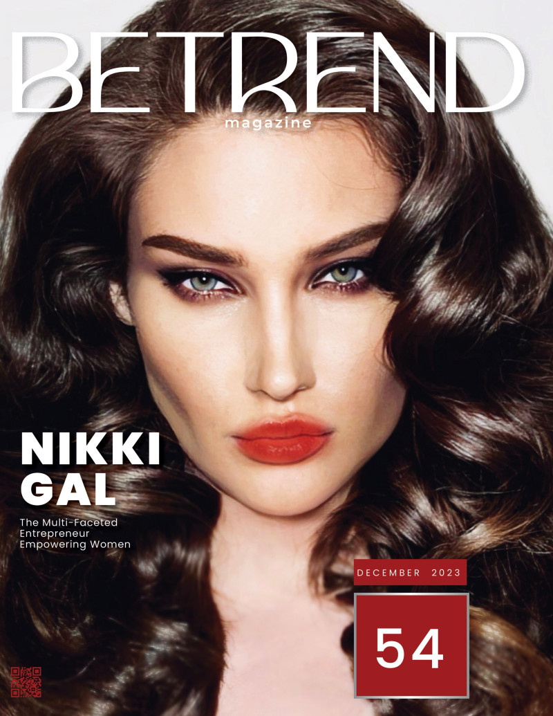 Nikki Gal featured on the Betrend cover from December 2023