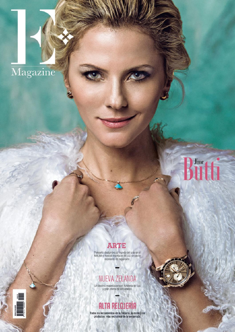 Jimena Buttigliengo featured on the E Magazine cover from October 2015