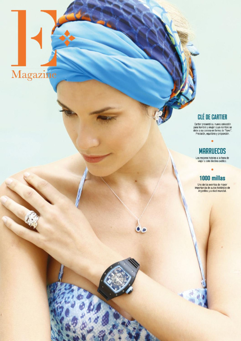 Lucila Godoy featured on the E Magazine cover from February 2016