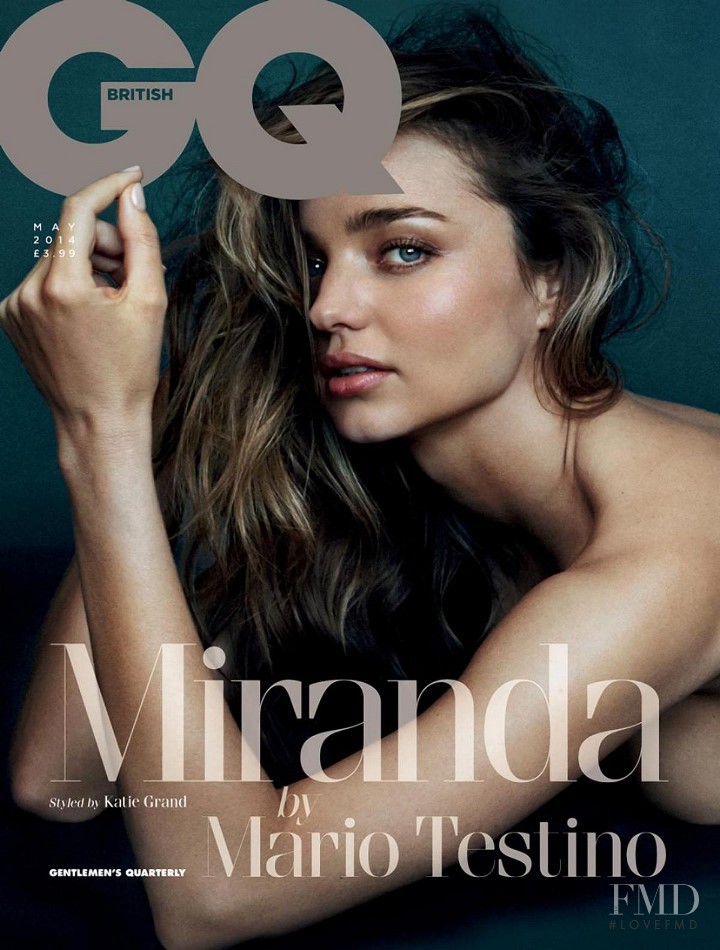 Miranda Kerr featured on the GQ UK cover from May 2014