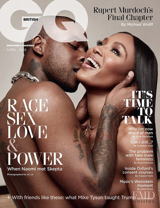 Naomi Campbell featured on the GQ UK cover from April 2018