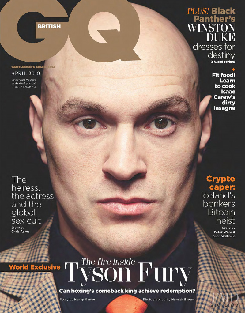  featured on the GQ UK cover from April 2019
