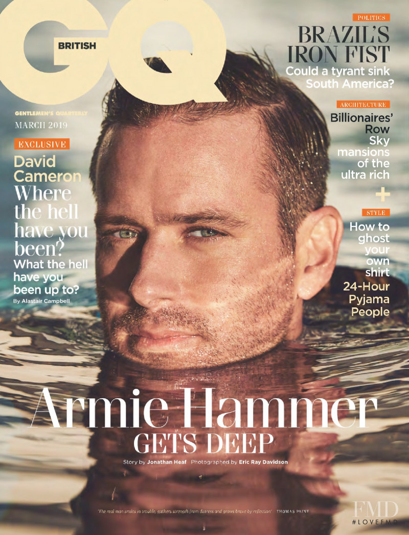  featured on the GQ UK cover from March 2019