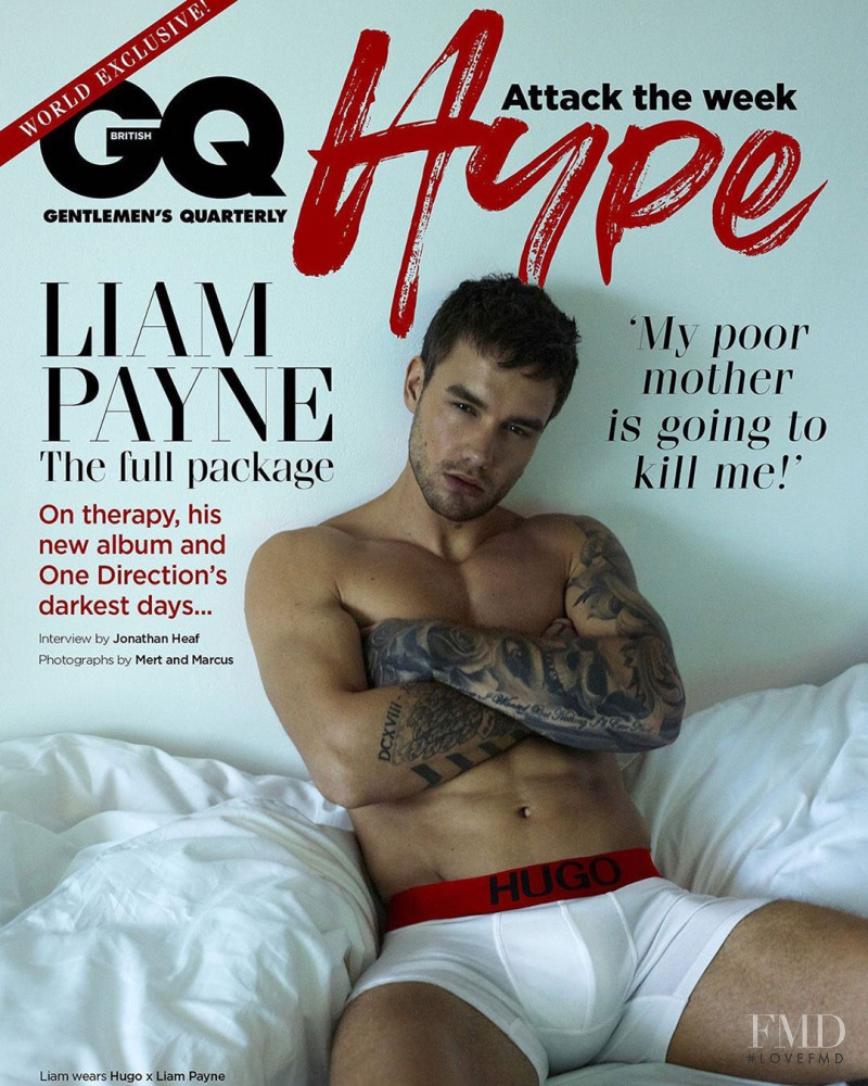 Liam Payne featured on the GQ UK cover from November 2019