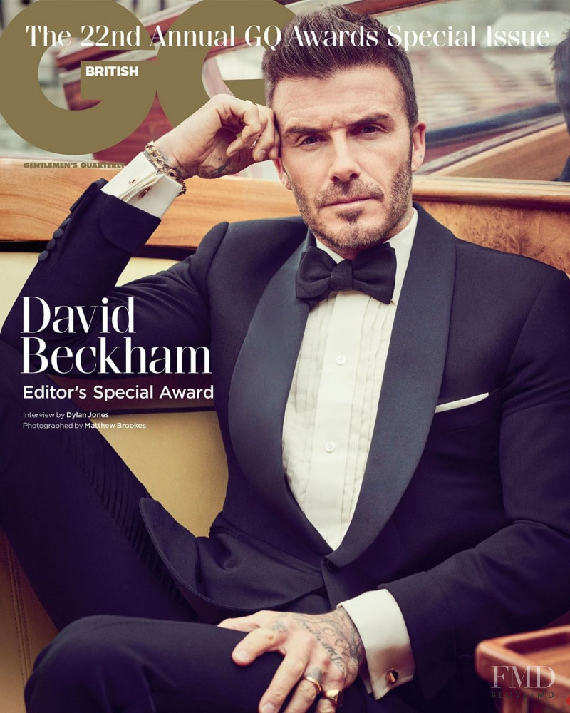 David Beckham featured on the GQ UK cover from October 2019