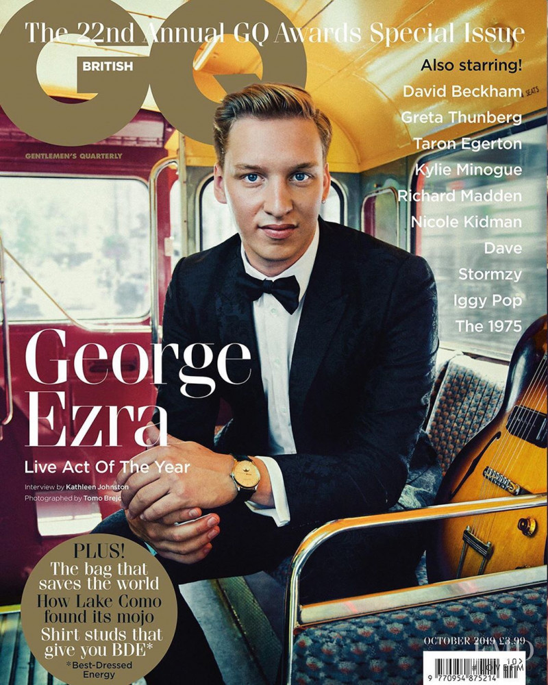 George Ezra featured on the GQ UK cover from October 2019